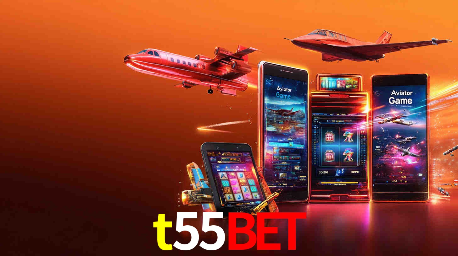 Interface do App t55bet